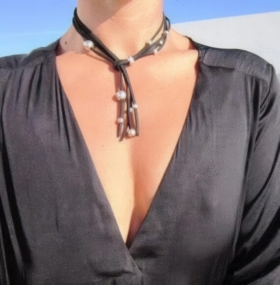 Couples Beaded Y Lariat Necklace Charm • Bohemian Handmade Jewelry Necklaces for Women • Personalized Jewelry Gift for Her • Birthday gift