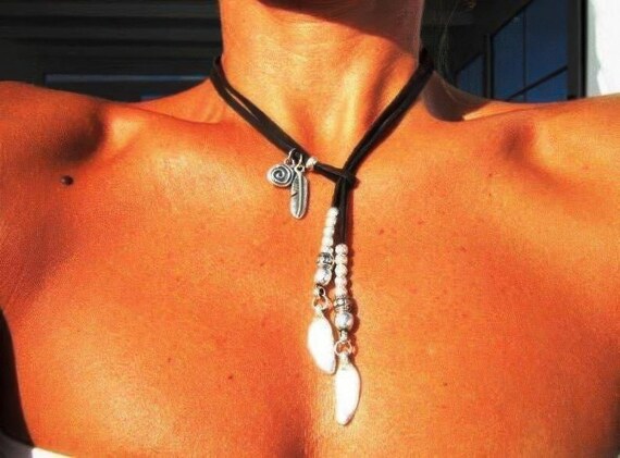 Handmade Couples feather Necklace • Y lariat Necklace Customized • Personalized Bohemian Jewelry Gift for Her • Birthday Gift for mom