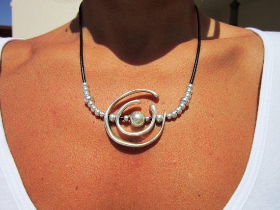 Handmade jewelry Necklace Gift for Her • Bohemian Handmade jewelry Silver Necklaces for Women • Personalized Jewelry Birthday Gift for Her