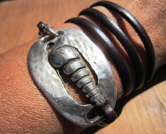Leather & Silver Bracelets for Women • Matching Couple Bracelets • Custom bracelet Gift for women • Best Selling jewelry Items by Kekugi