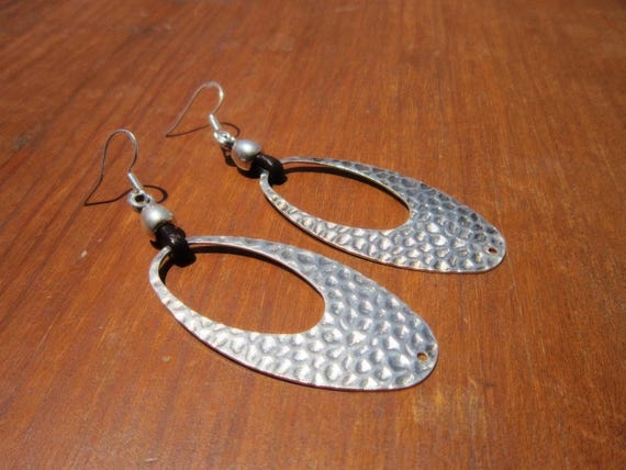 Sterling Silver hook earrings dangle • Beaded Drop Boho Earrings • Dainty Cute Handmade jewelry Gift for Her by kekugi