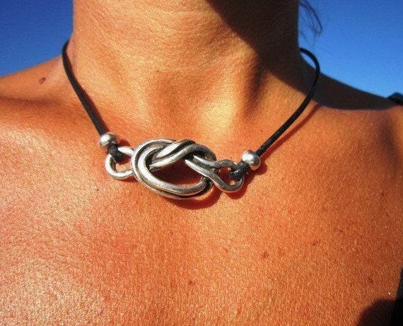 Silver Beaded Necklace with Nautical Charm • Bohemian Handmade Summer jewelry • Necklaces for Women • Personalized Jewelry Gift for Her