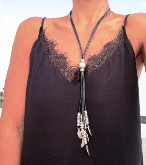 Long Pendant Necklaces for Women Best Selling Items • Unique Chunky Pendant Necklace • Personalized summer Jewelry Gifts for Her