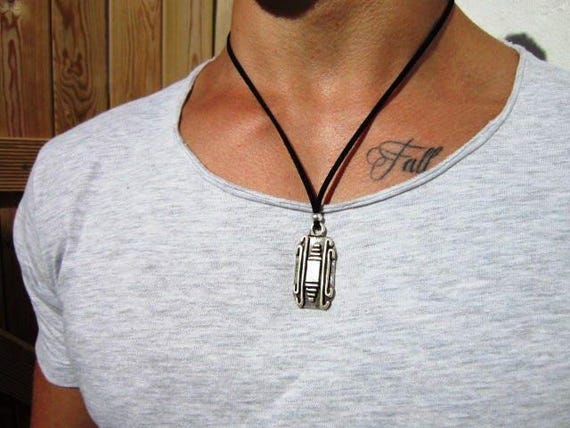 Personalized Gifts for Men couples necklace – Necklace for Men Pendant Necklace Custom Handmade Jewelry Gift for Him