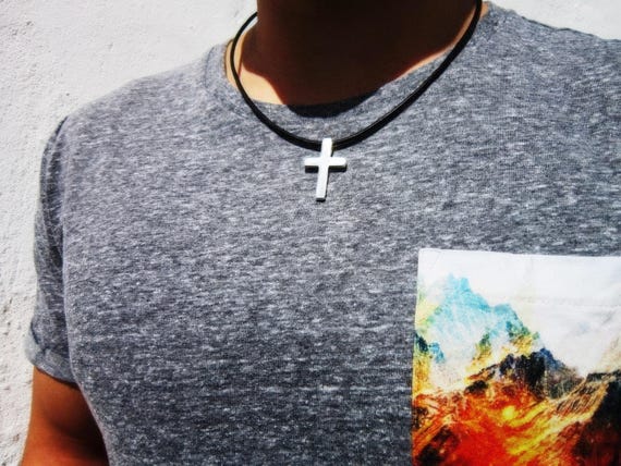crucifix cross necklace, cross crucifix necklace Personalized Gifts for Men – Necklace for Men Pendant Necklace Handmade Jewelry