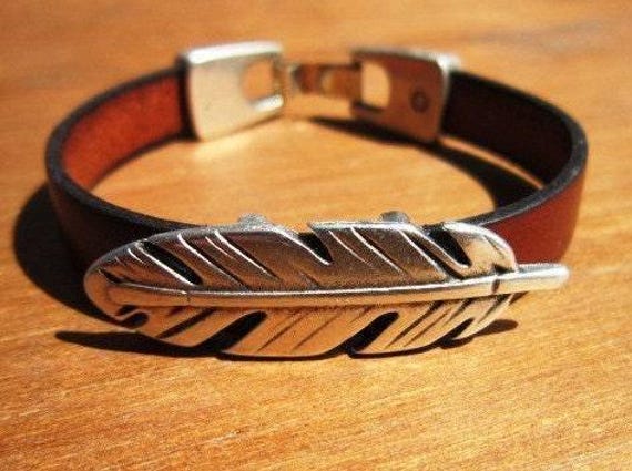Leather & Silver Charm Beaded Bracelet • Handmade Jewelry Gift for Her • Custom Bracelet Gift • Personalized Jewelry Gifts by Kekugi