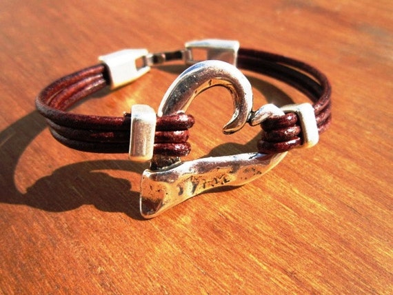 heart bracelet, friendship bracelet, womens bracelets,brown leather bracelet,etsy beaded Bracelets, fashion jewelry, charm Bracelet