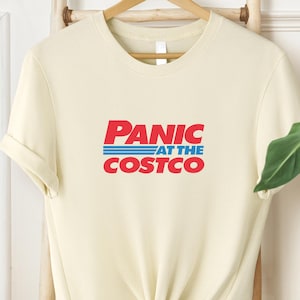 Panic At The Costco Vintage Shirt, Funny Retro Costco T-shirt, Oversized Washed Tee, Costco Lover Gift Shirt, Trendy Costco Outfit