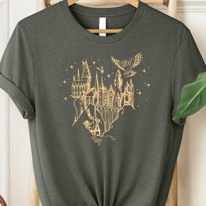 Magical Book Shirt, Fantasy World Tee, Witchery Castle T-shirt, Magic School Outfit, Universal Studios Family Trip Tee, Wizard Gift Apparel