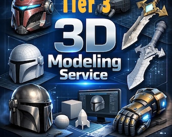 3D Modeling Services, Custom 3D Modeling And Sculpting Services, Tier 3 Modeling Service
