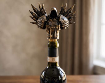 Diablo wine bottle stopper set, Diablo IV, Diablo II, Gamer wine bottle stoppers, Prime Evils, Angles