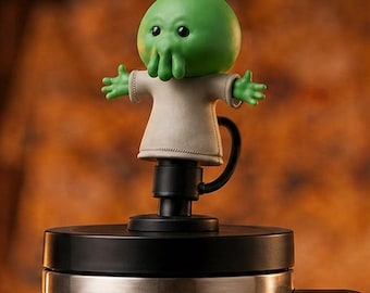 Creepy Cute Monster Straw Topper, Halloween Tumbler Straw Topper, Silicone Straw Topper