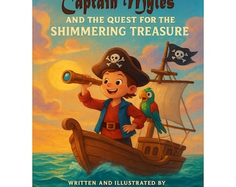 Livre d'aventures pirate personnalisé | Histoire personnalisée pour enfants | Ajouter le nom de l'enfant | Livre cadeau inspirant à couverture souple