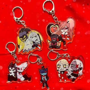 Hazbin Hotel Keychain bundle set