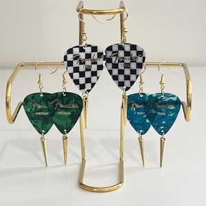Fender Guitar Pick Earrings