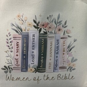 Women of the Bible Watercolor Books PNG File. Pastel, Floral, Christian ...