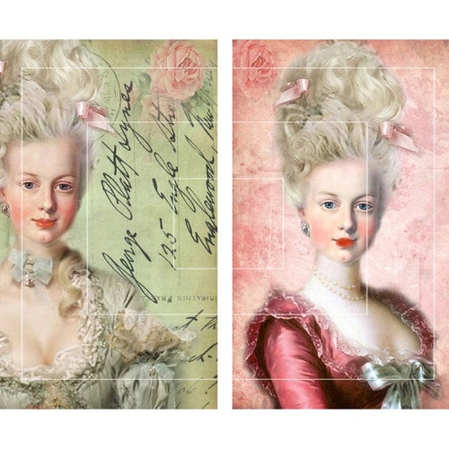 5x7 Printable Beautiful Marie Antoinette Images No.4 - Etsy