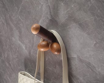 Wooden Penis Wall Hook