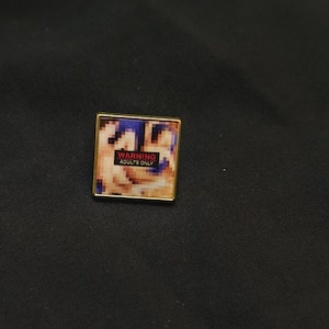 Erwachsene nur kreatives Abzeichen, Gold Anstecknadel, Edelstahl Arm Patch