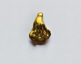 Handmade Copper Vulva Rose Pendant Necklace – Sensual Body Art Jewelry