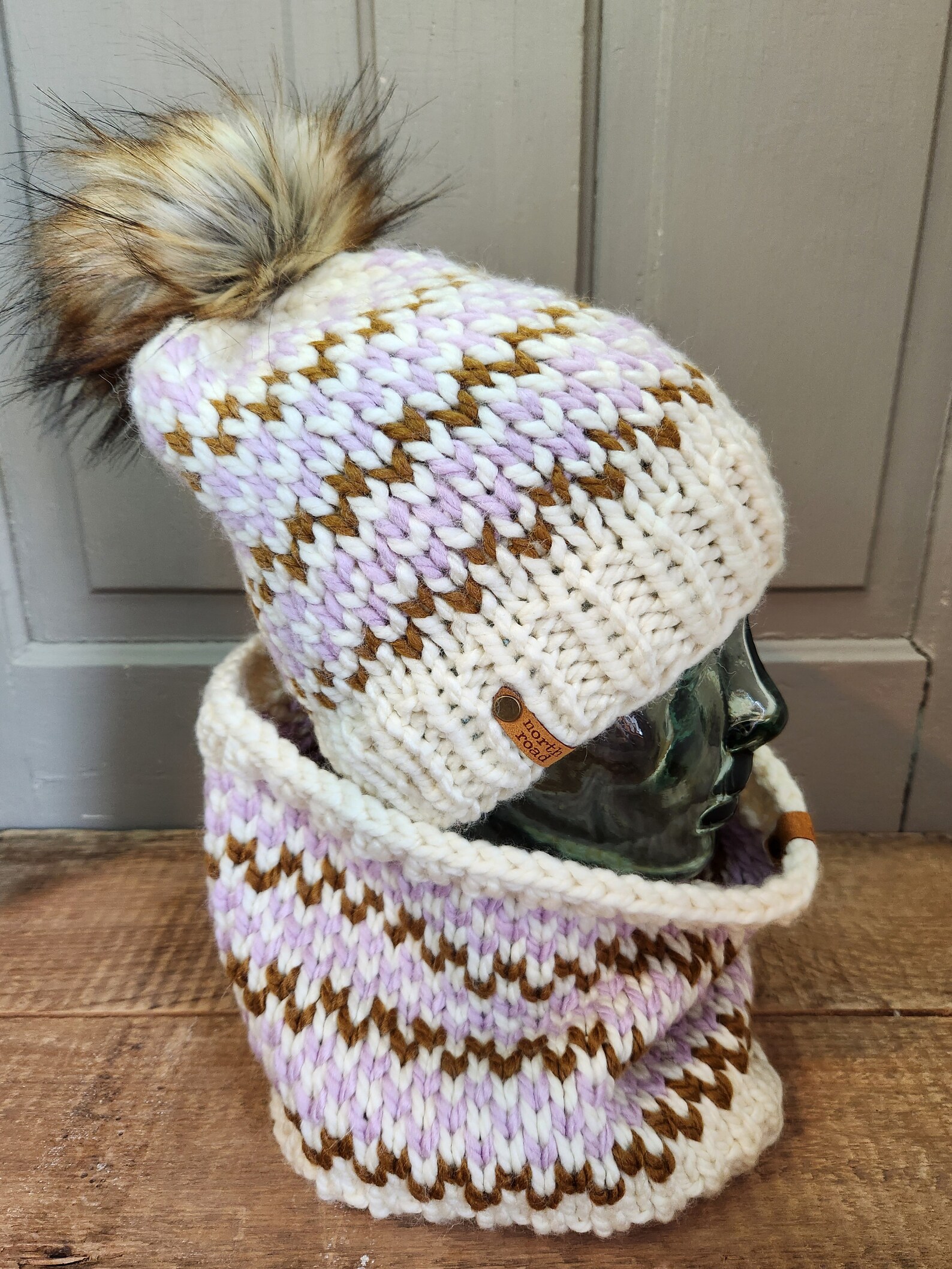 KNITTING PATTERN - Fresh Tracks Hat, Super Bulky Knit Hat Pattern - Etsy
