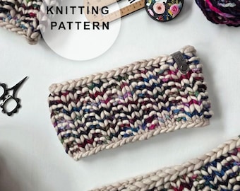 Super Bulky Knit Headband Pattern – Easy Trailside Design (PDF Pattern)