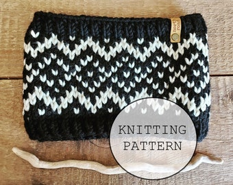 KNITTING PATTERN - Explore More Headband, Bulky or Worsted Knit Headband Pattern