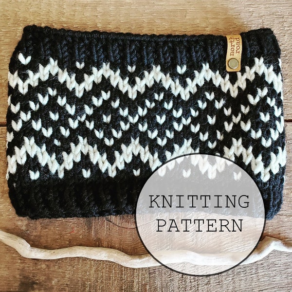 KNITTING PATTERN - Explore More Headband, Bulky or Worsted Knit Headband Pattern