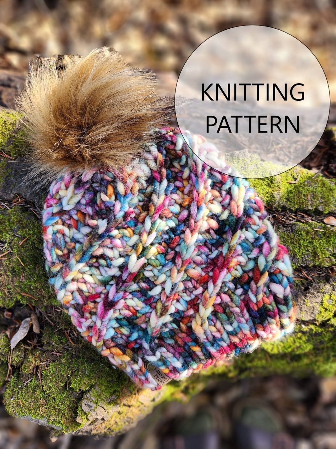 KNITTING PATTERN the North Road Hat, Super Bulky Knit Hat Pattern - Etsy