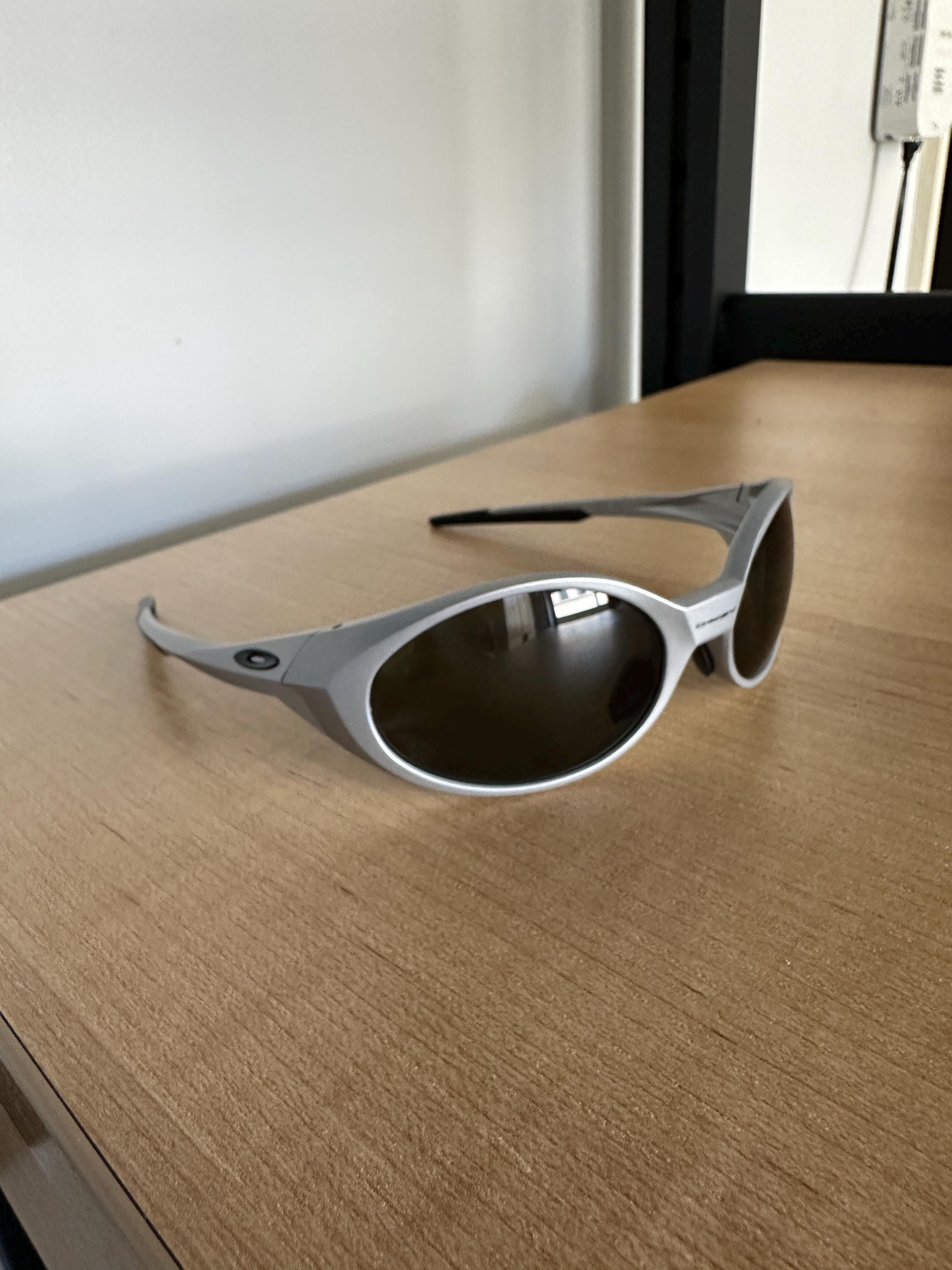 激レア 90s 初期 OAKLEY EYE JACKET Silver シルバー Eye Jacket™ & Eye Jacket™ Redux Bundle for Oakley MUZM