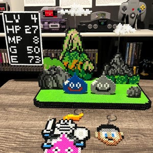 NES Dragon Warrior 1 Slime Encounter Display/ *This Plays The Game Music*