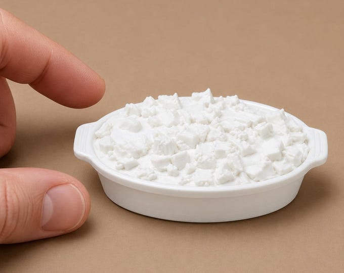 1:12 Scale Dollhouse Thanksgiving Stuffing Casserole – Miniature 3D Printed Holiday Food – Unpainted