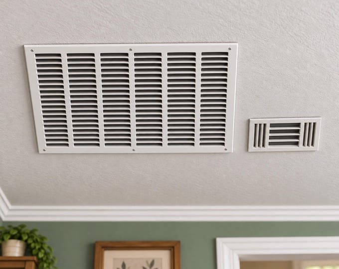 1:12 Scale Miniature HVAC Vents & Return Grille