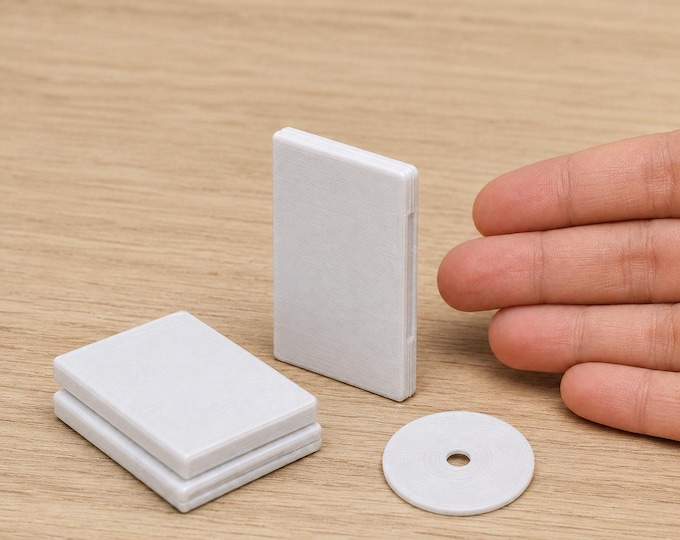 1:12 Scale 3D Printed DVD Cases and Discs | Miniature Movie Collection Set