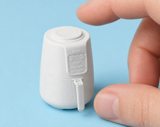Miniature 1:12 Scale Air Fryer (Physical 3D Print)