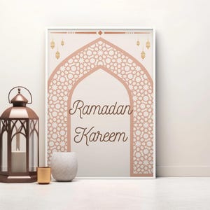 Ramadan Kareem Ramadan Mubarak Celebration Invitation Greeting Card or Wall Decor Home Decor Islamic Gift Islamic Decor Printable Digital