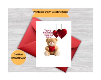Valentines Card I Love You