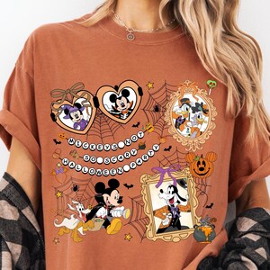 Comfort Colors Mickey’s Not So Scary Halloween Party Shirt, Disneyworld Halloween Costume Shirt, Halloween Shirt,Mickey Shirt,Minnie Shirt