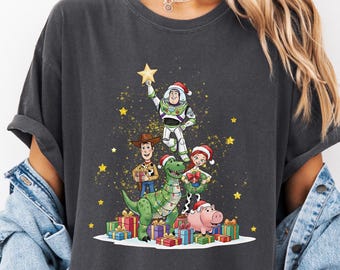 Toy Story Christmas Shirt ,Comfort Colors Shirt, Disney Toy Story Shirt, Toy Story Character Shirt, Disney Gift Shirt,Disney Trip Shirt