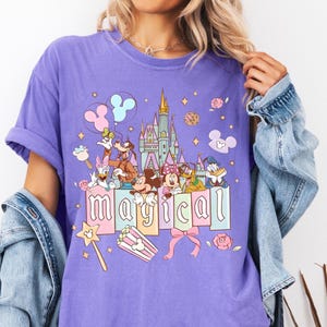 Mickey and Friends Shirt, Comfort Colors Shirt,  Disney  Friends Shirt, Disney World Shirt, Disney Magical Shirt, Disney Famıly Trip Shirt