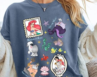 The Little Mermaid Shirt, Disney Princess Tee, Comfort Colors Tee, Magic Kingdom Tee, Disneyworld Tee, Women Disneyland Shirt, Girl Trip Tee