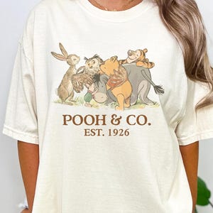 Comfort Colors Vintage Winnie The Pooh Shirt, Pooh and Co Est 1926 Shirt, Disney Pooh Shirt, Disney Trip 2025 Shirt,Disneyland Family Shirt