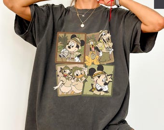 Disney Animal Kingdom Shirt,Disney safari shirt, Mickey and Friends Shirt,Comfort Colors Shirt, Disney World Shirt, Disney Famıly Trip Shirt