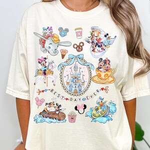 Comfort Colors Best Day Ever Tee,Mickey Friend Shirt,Retro Disney Trip Tee,Disney Vacation Tee,Vacation Matching Tee,Disney Friends Tee