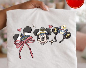 Disney Mickey Cruise DTF, Disney Cruise Listo para Imprimir, Disney DTF Disney Hot Press, Impresiones DTF de Vacaciones Disney, Disney Family Cruise DTF