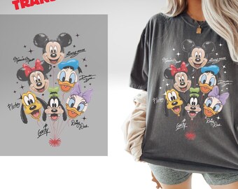 Mickey y sus amigos DTF, Disney Retro Disneyland DTF Transferencia, Disney Vacation dtf, Disney Trip DTF, Camiseta Disney