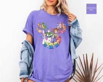 Toy Story Shirt,Comfort Colors Tee,Toy Story Character Tee,Woody Jessie Buzz Lightyear Shirt,Family Matching Shirt,Toy Story Mickey Trip Tee
