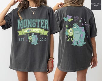 Monsters University Est 2013 Shirt,Disney Monsters Tee,Vintage Monsters Shirt, Magic Kingdom Tee Disneyland Vacation Tee, Comfort Colors Tee