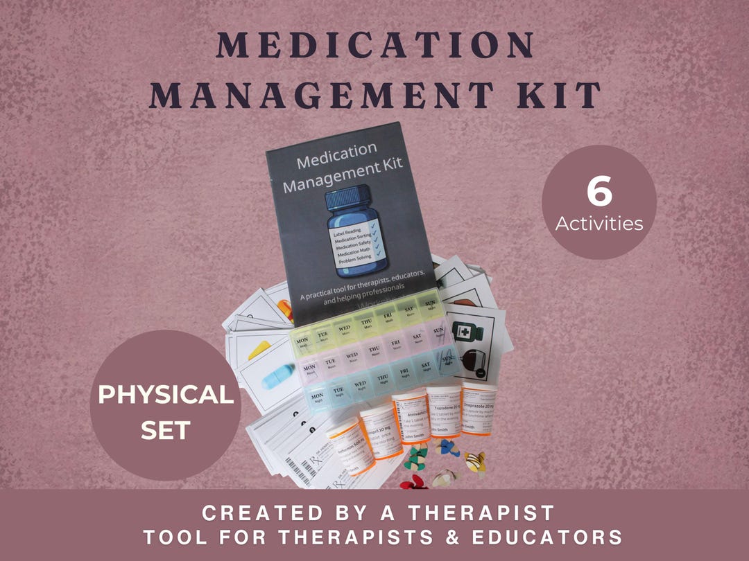 Medication Management Kit - Occupational Therapy Resources, Speech ...