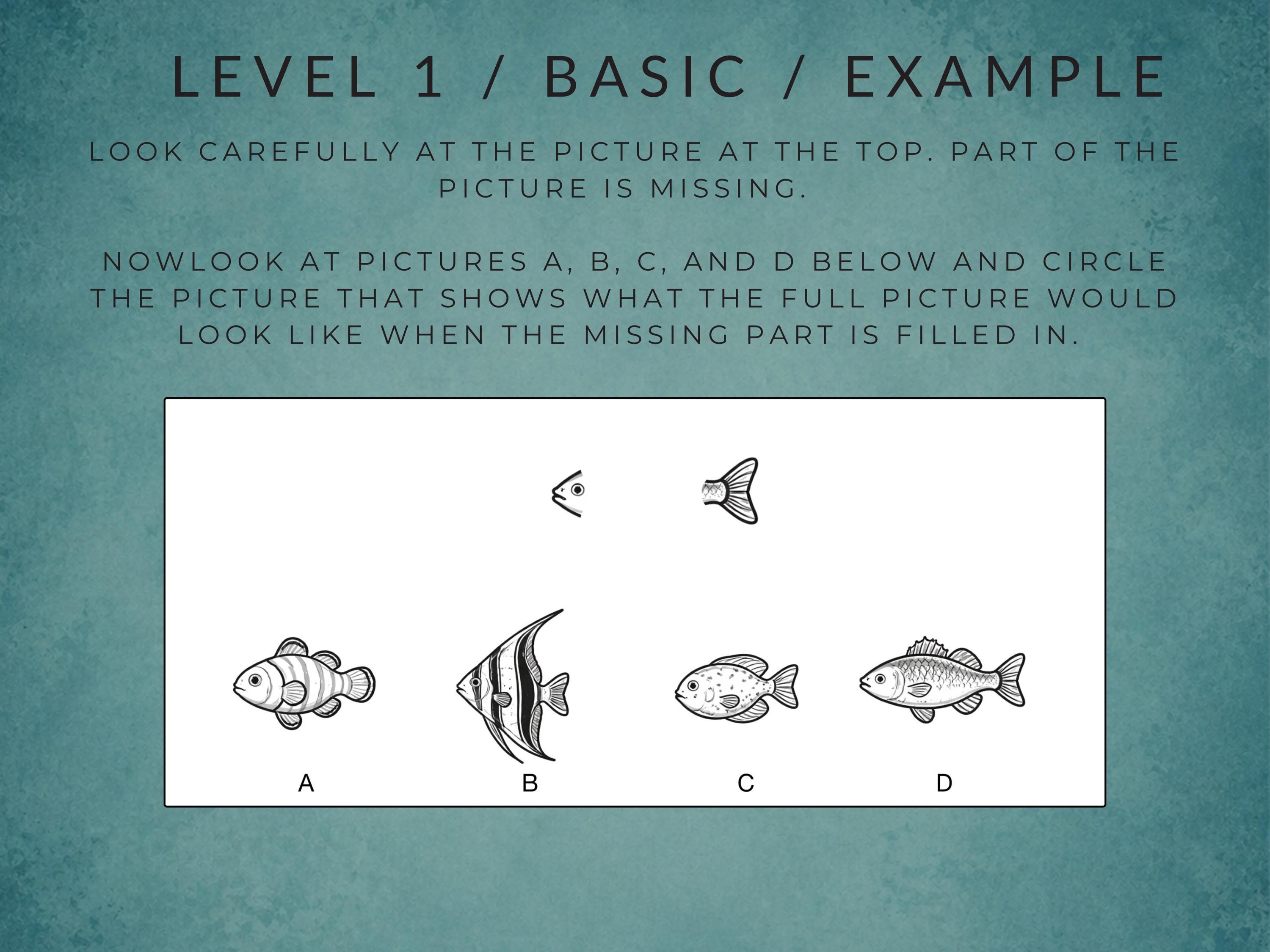 Visual Closure (15 Worksheets) - Visual Perceptual Task - Stroke, Brain ...